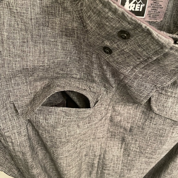 REI Trench E1 Elements Coat Soft Shell Size Large - Picture 5 of 12